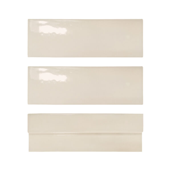 A set of three white tiles with different sizes.