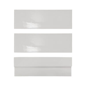 A white sheet of paper with three different sides.