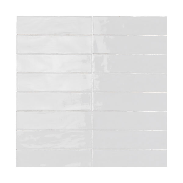 A white sheet of paper with the same size strip on top.