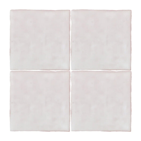 A set of four white tiles with the same image on each tile.