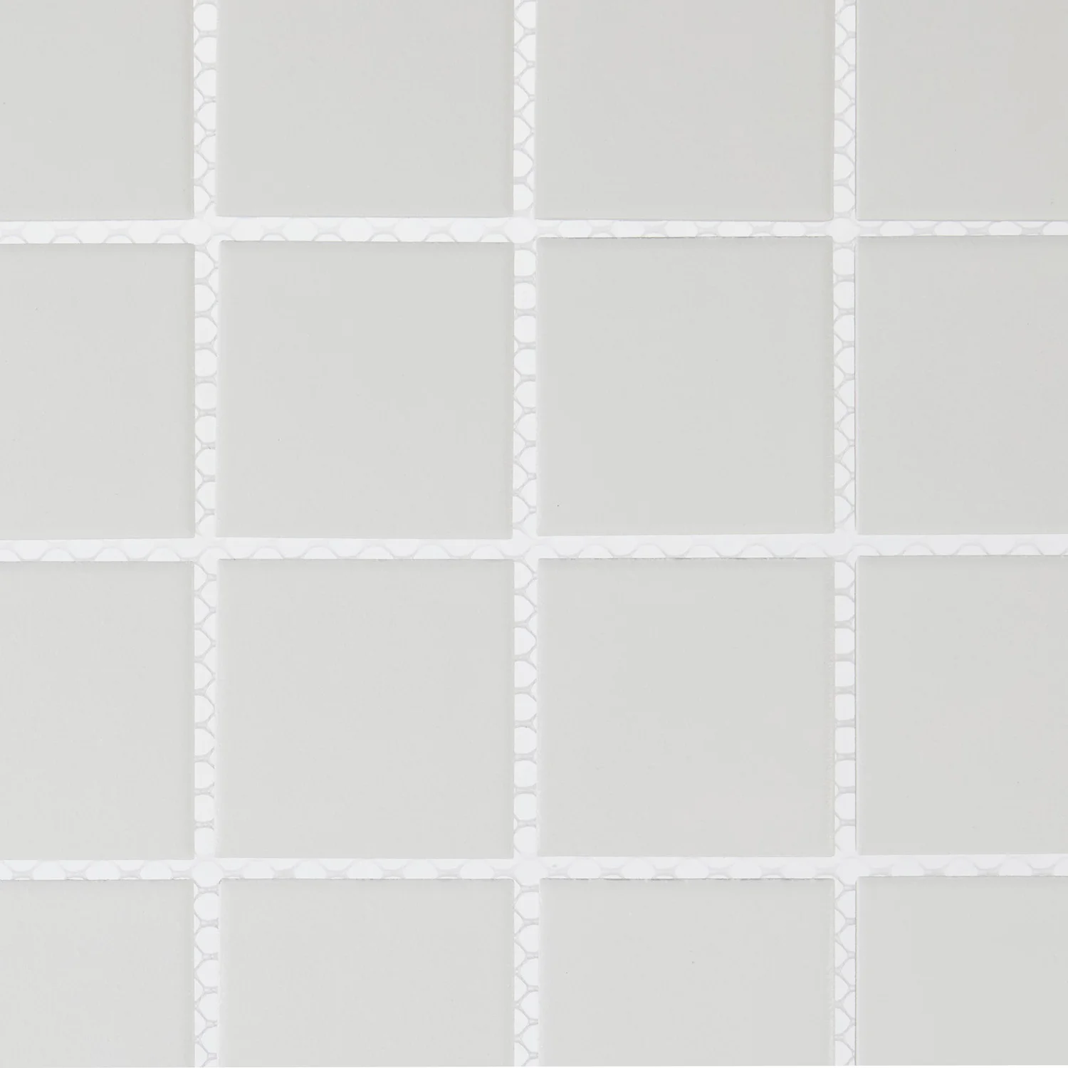 Basics Gray 2"x2" Matte Mosaic on 11.9"x11.9" Mesh-Mounted Sheet - Image 3