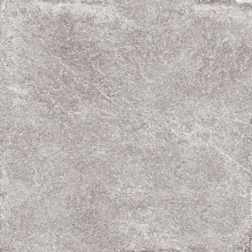 A gray stone tile background with a white wash.