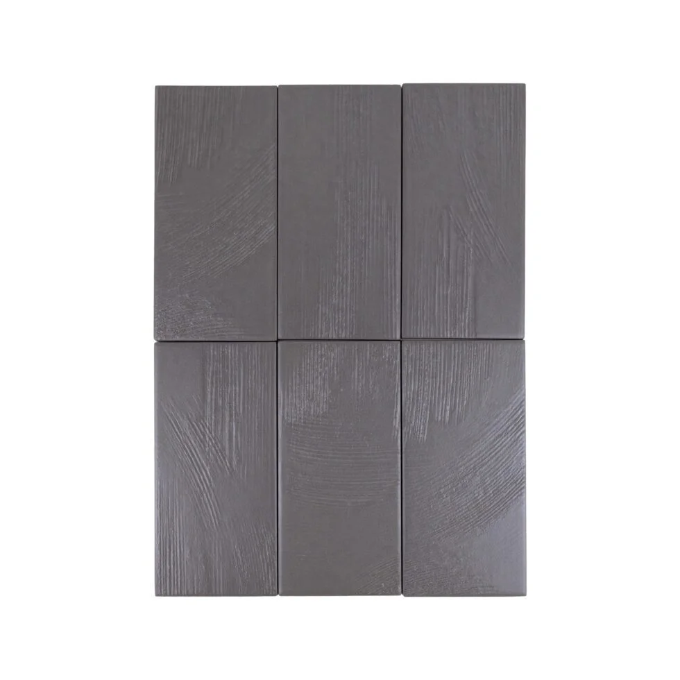 Plastra Atelier Midnight Slate 3.5"x7" Through-Body Porcelain Tile (Box of 60 Pieces) - Image 2