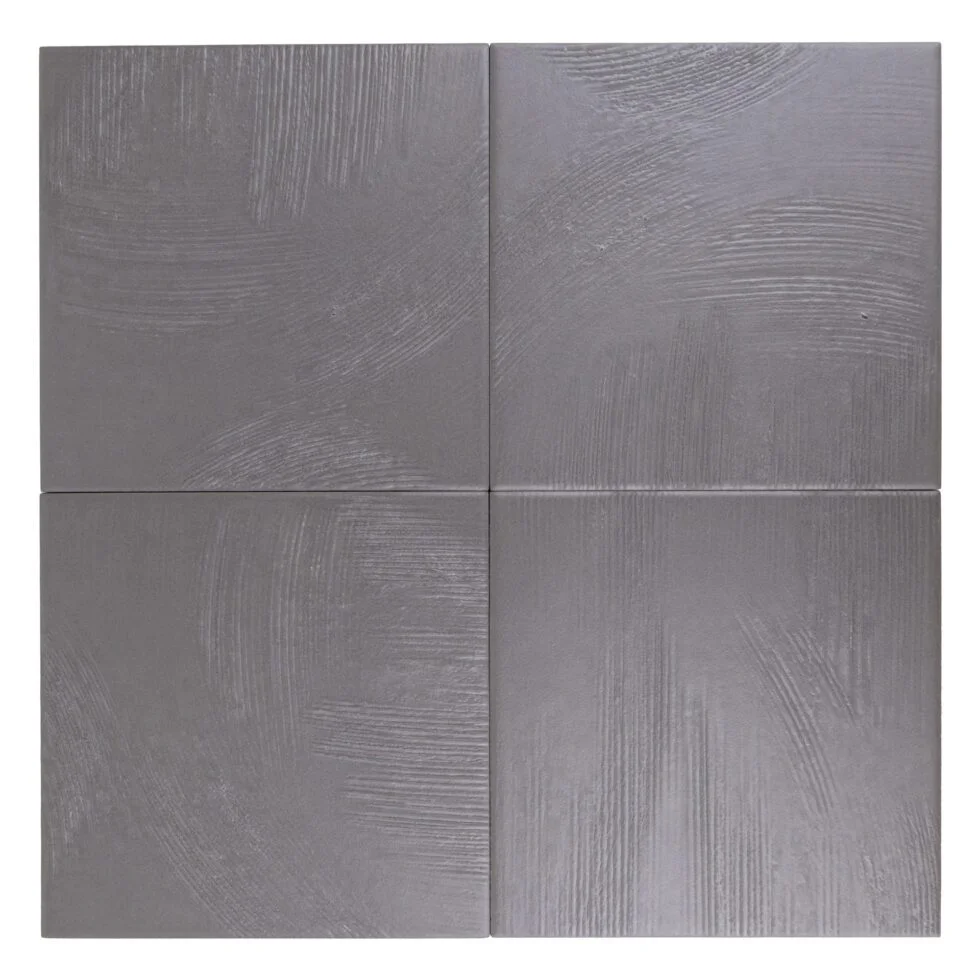 Plastra Atelier Midnight Slate 7"x7" Through-Body Porcelain Tile (Box of 30 Pieces) - Image 2