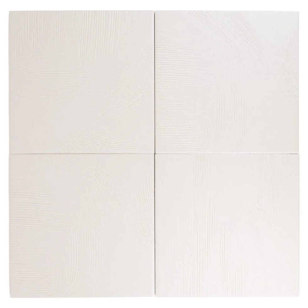 Plastra Atelier Plaster 7"x7" Through-Body Porcelain Tile (Box of 30 Pieces) - Image 2