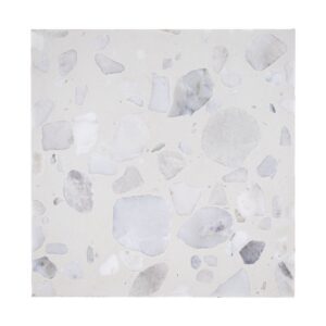 Terrazzo Studio Cloud Drift 8"x8" Terrazzo Floor Tile (Box of 13 Pieces)