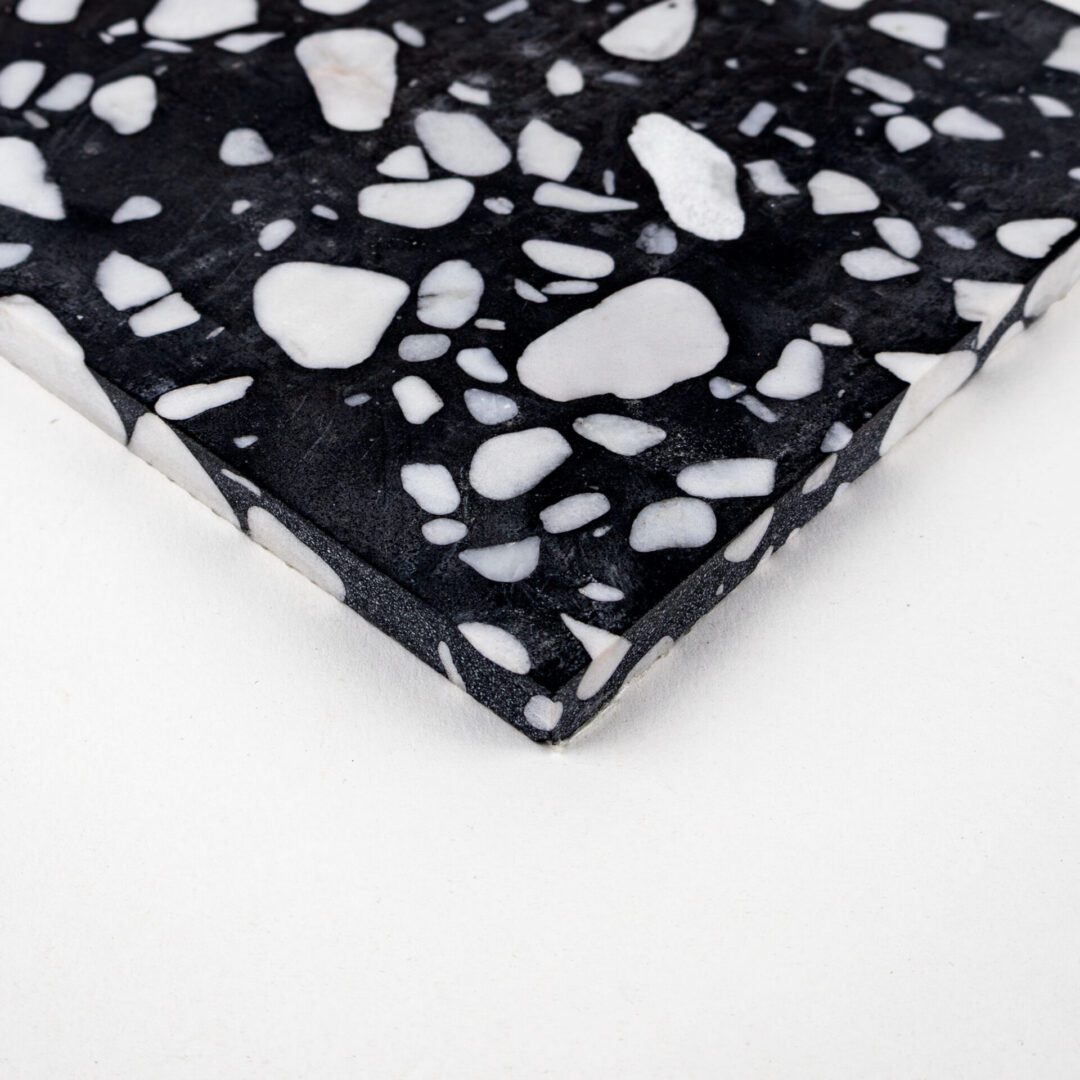 Terrazzo Studio Midnight Market 8"x8" Terrazzo Floor Tile (Box of 13 Pieces) - Image 2